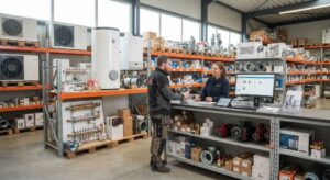 Hurtownia instalacyjna z wyposażeniem grzewczym i hydraulicznym